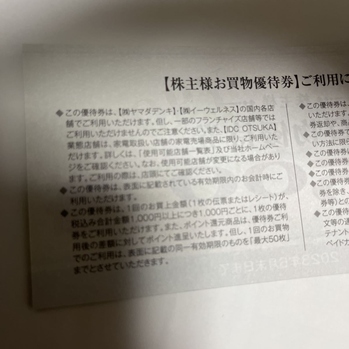 ヤマダ電機(ヤマダHD)株主優待_計6，000円_2025/6末日迄 【公式通販】