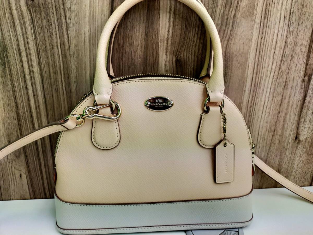未使用に近い コーチ coach 2WAY バッグ ハンドバッグ ショルダー 