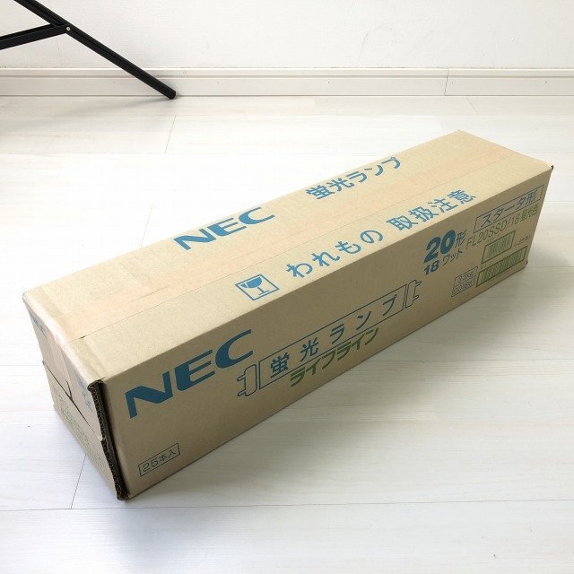 1箱25本入 FL20SSD/18 直管蛍光灯 ライフライン 昼光色 スタータ形 NEC 