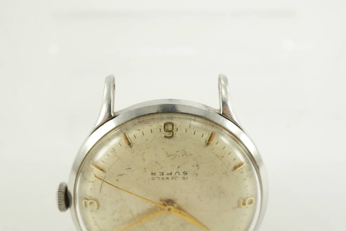 A42】☆SEIKO/セイコー SUPER Sマーク 15石 手巻 S14000 メンズ腕時計 