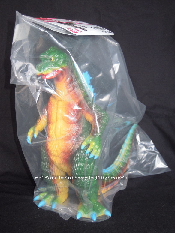 トレフェスオンライン サルジルシ ゴジラ 1964 (モスラ対ゴジラ) 5期カラー ソフビ 塗装済み 完成品