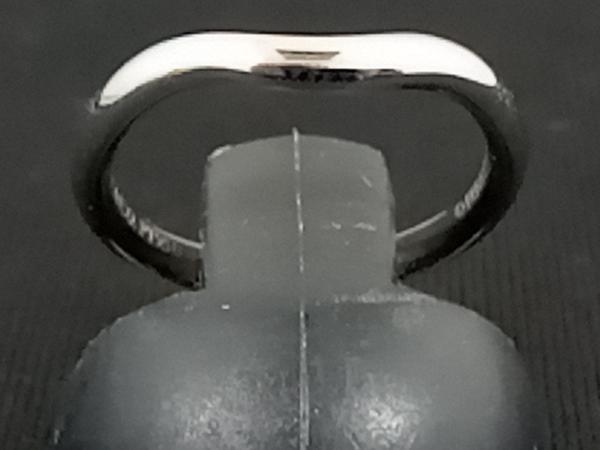 TIFFANY＆Co．（T＆Co．） ／ティファニー／Pt950／カーブドリング／＃6／3.4g／品物のみ／ブランドアクセサリー