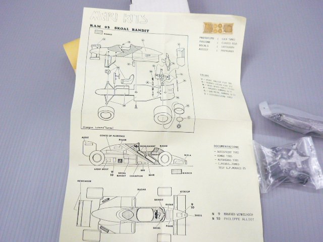 ☆メタルキット♪MERI KITS メリキット 1/43 MK58 RAM HART 03 F キット ラムハート SKOAL BANDIT 未組立 保管品 管理/900☆