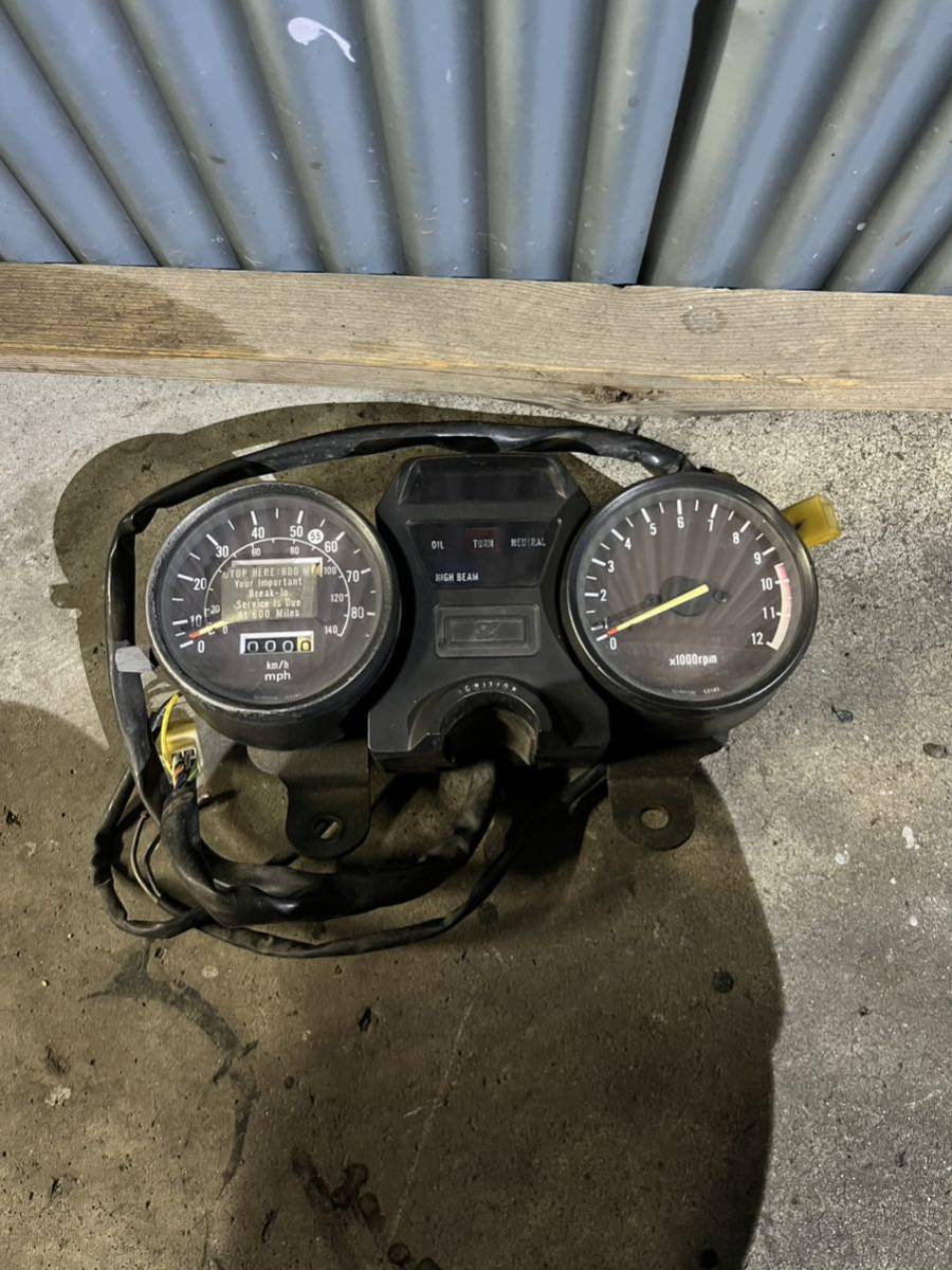 GSX450L メーター gs400 gsx400e 旧車 流用 GSX450L1981年製造
