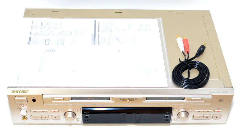 MDS-W1 ソニー SONY レコーダー SONY「MDS-W1」ダブルMDデッキ 録音