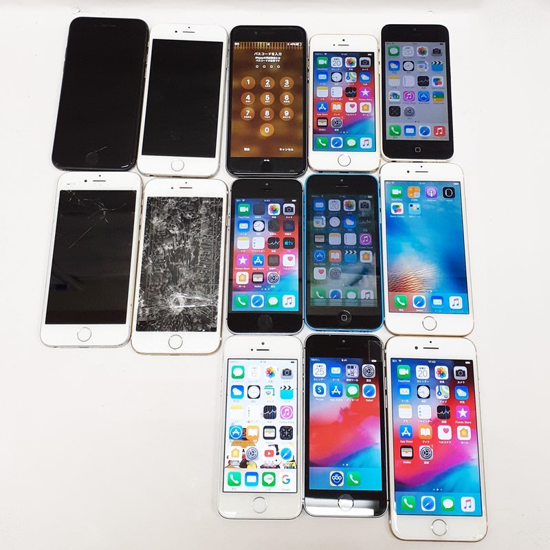 ジャンク) Apple アップル iPhone 13台 まとめ 8 7 5s (A1779/A1688