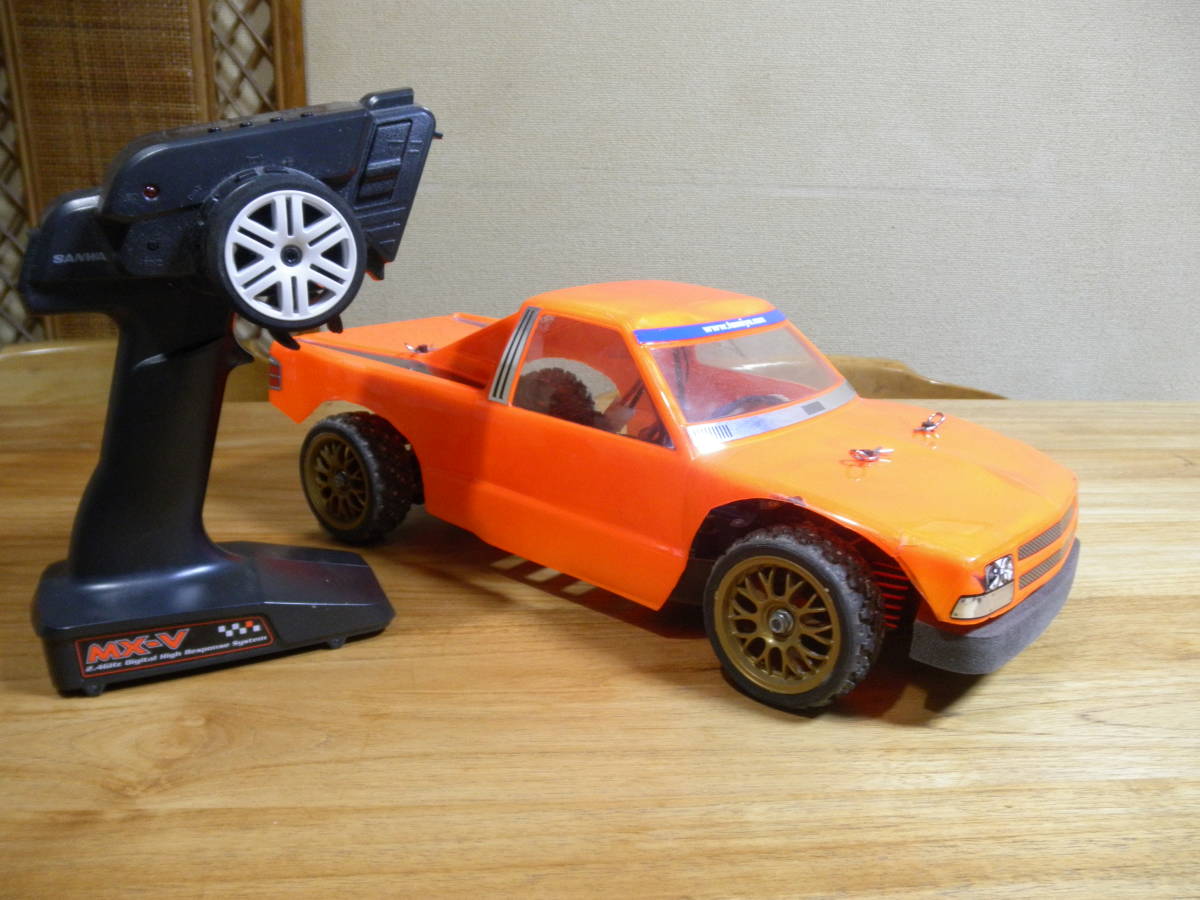 ★タミヤ 1/10 TT-01◇♪SC レーストラック ボディ♪◇2.4GHzプロポセット◆充電器付バッテリー◇動作確認済フルセット☆