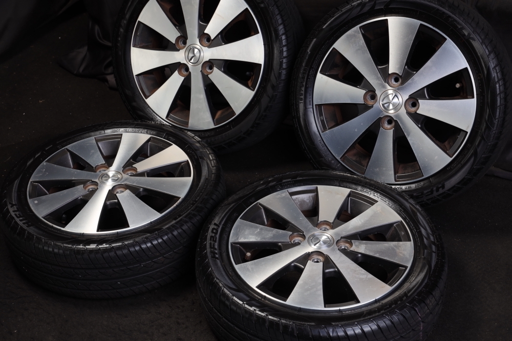 ☆バリ山 165/55R14 マツダ・スズキ純正アルミ HIFLY 21年製 4本SET AZ