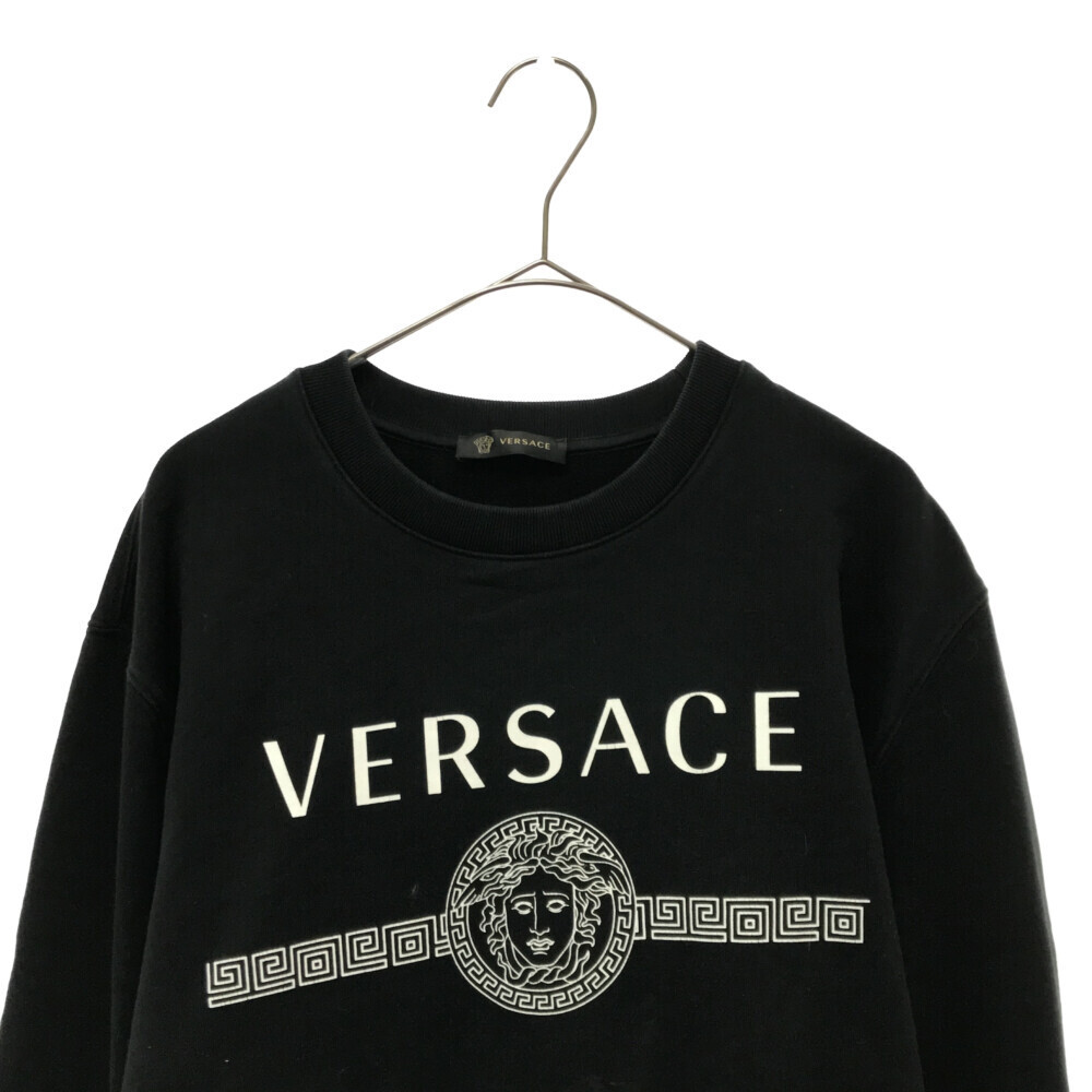 VERSACE メデューサロゴ スウェット 黒 VERSACE メデューサロゴ