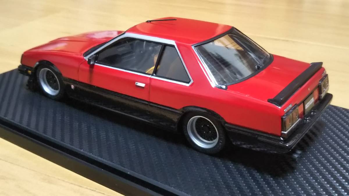 タミヤ 1/24 R30 スカイラインRS プラモデル完成品 タミヤ製ケースつき 