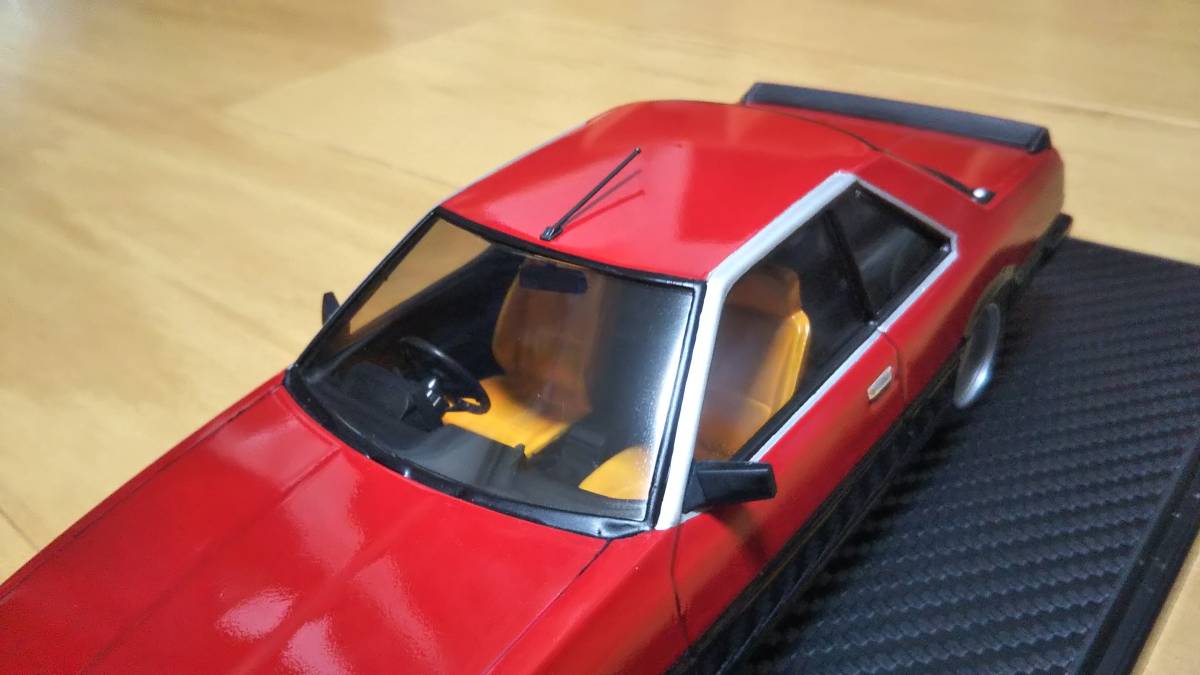 タミヤ 1/24 R30 スカイラインRS プラモデル完成品 タミヤ製ケースつき 
