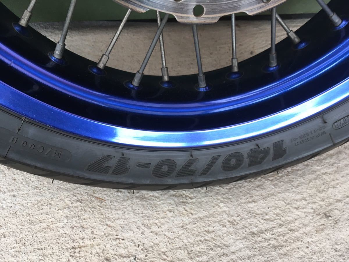 Dトラッカー 前後 ホイール タイヤ セット】KLX250 モタード Dトラ 