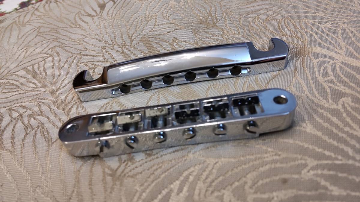 Gibson純正、ドイツ製ブリッジ＆テールピース 中古品 【公式通販】