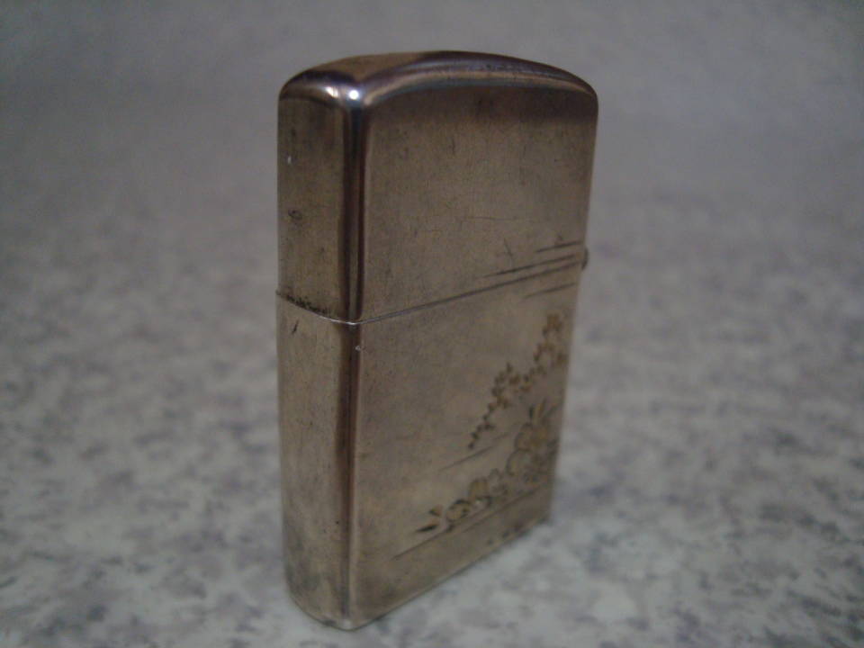Occupied Japan silver950 1947～52年製 3バレル 純銀 彫金 ビンテージ 