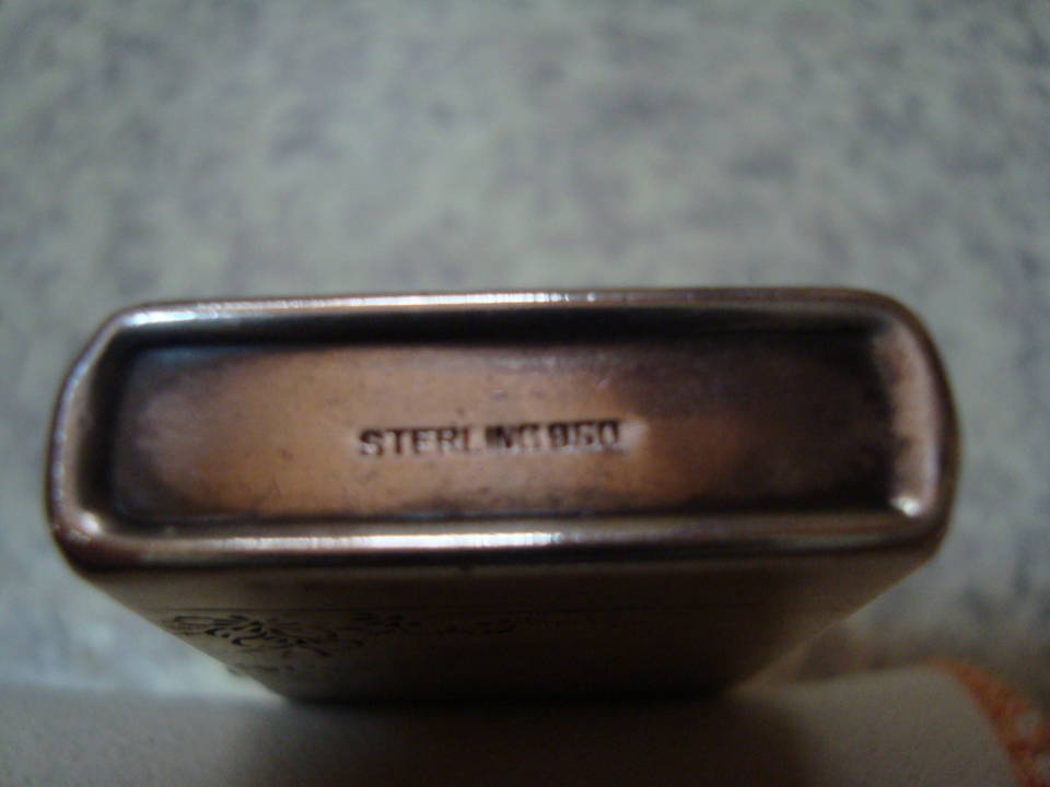 Occupied Japan silver950 1947～52年製 3バレル 純銀 彫金 ビンテージ 