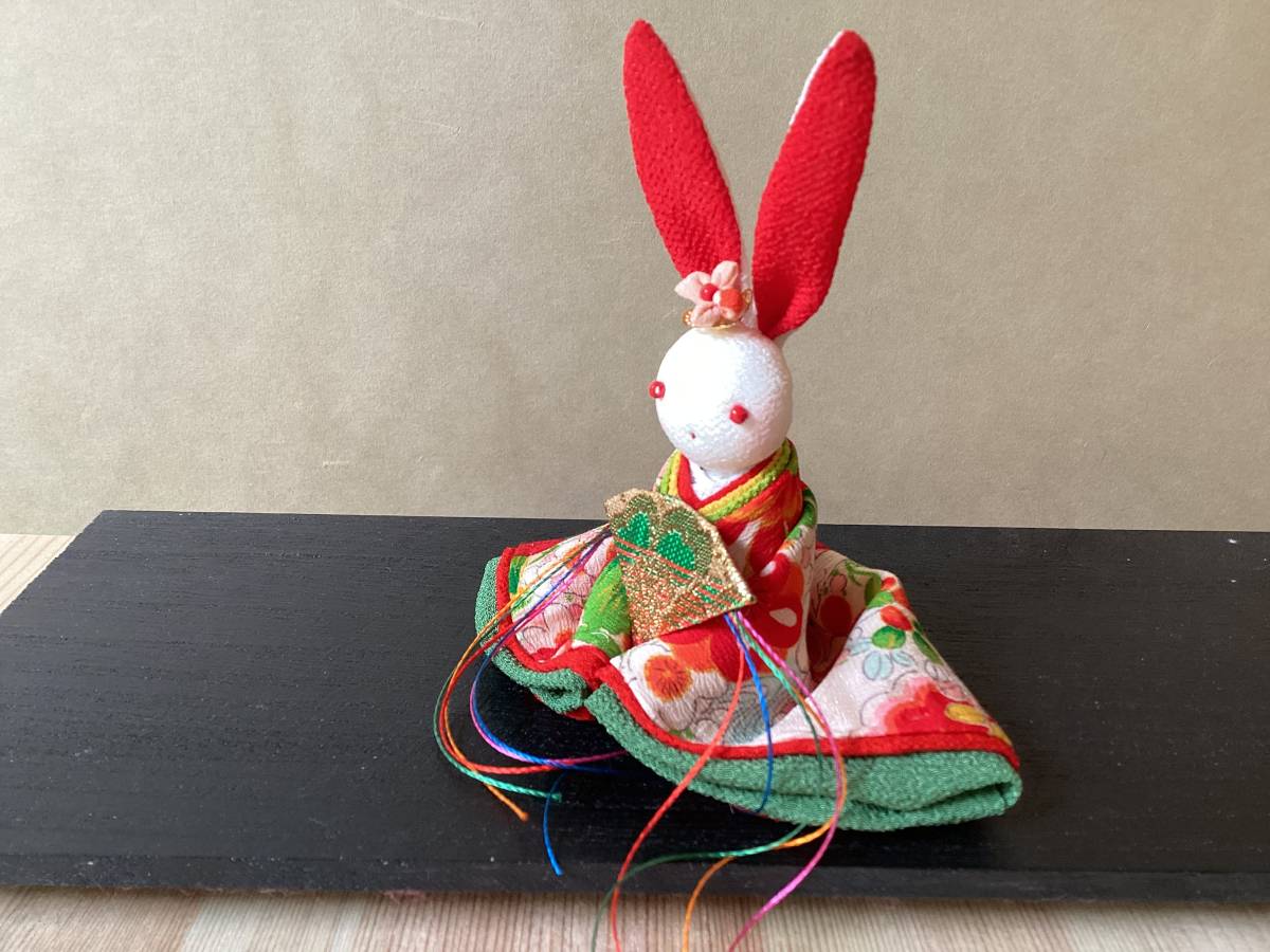 ひな祭り手作り 手作り お雛様 うさぎ うさぎ ひな人形・雛飾り の