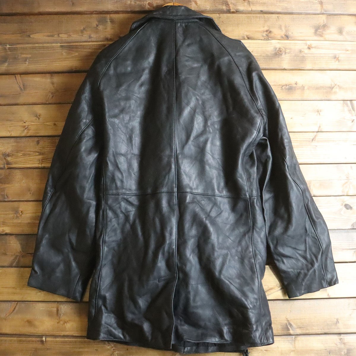 B4K/T1.17-1 80s ビンテージ フランス軍 FABRE モーターサイクルコート 