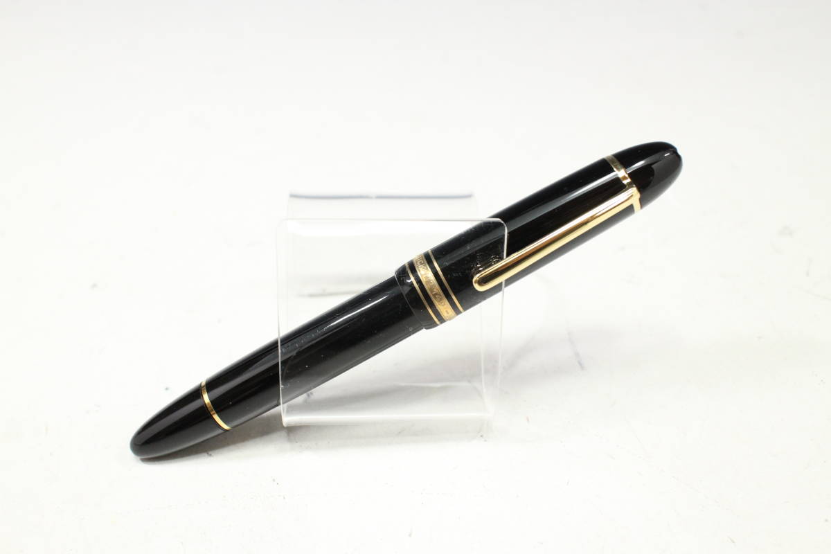 モンブラン 美品 モンブラン ノブレス プラチナ張 ダイヤカット