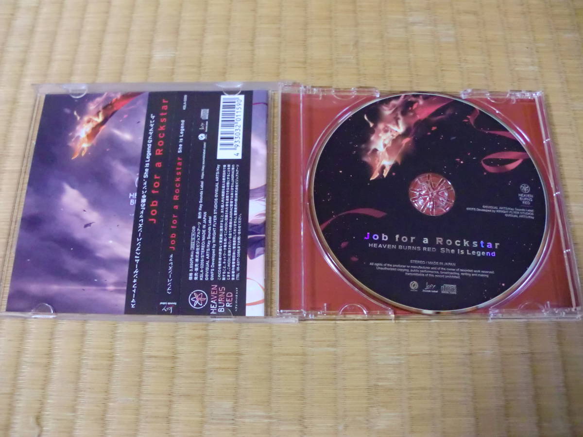 ゲームCD ヘブンバーンズレッド She is Legend Job for a Rockstar 
