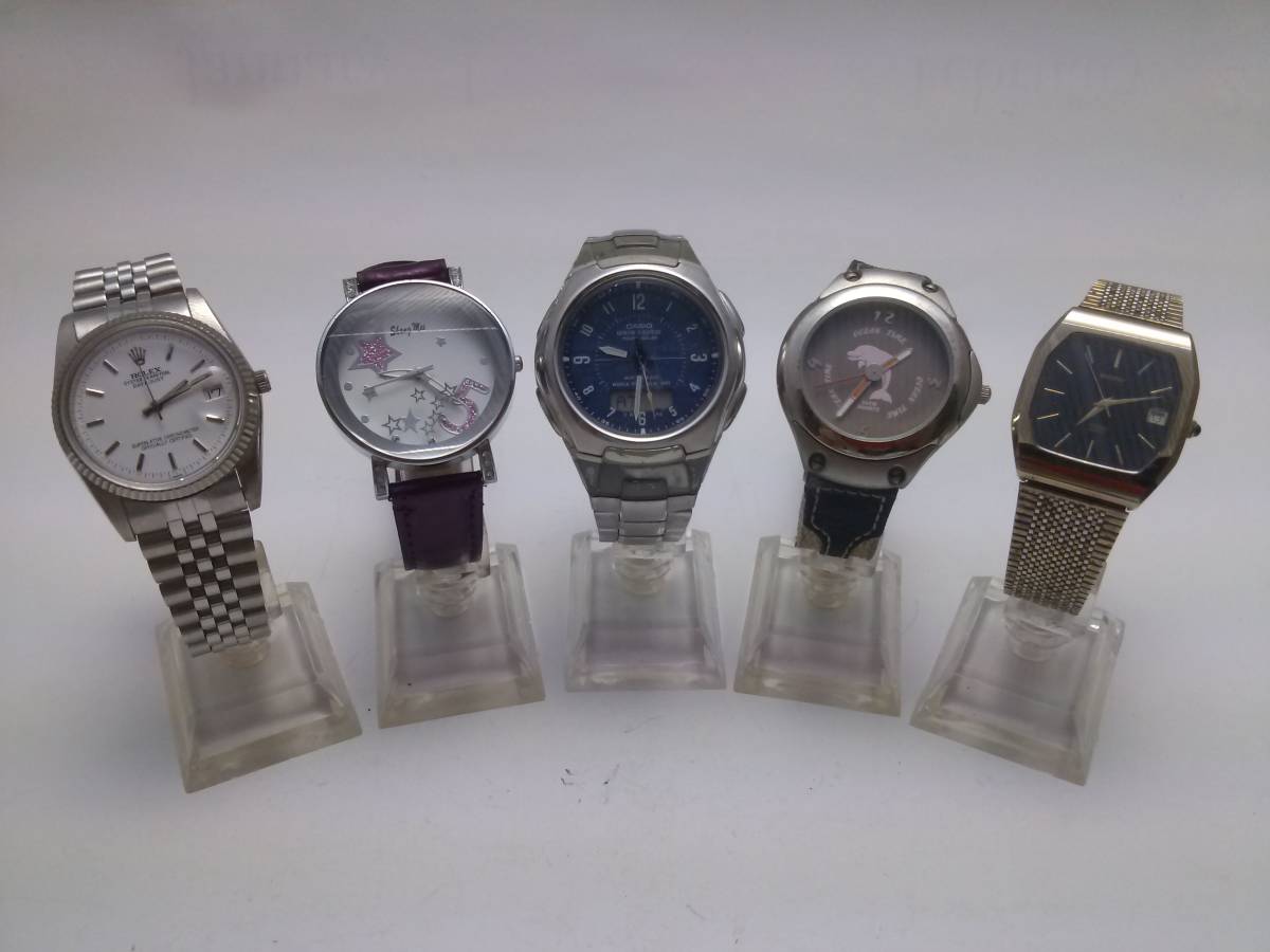 腕時計いろいろ 5個セット 中古。 - 腕時計 色々ジャンクセット(1 