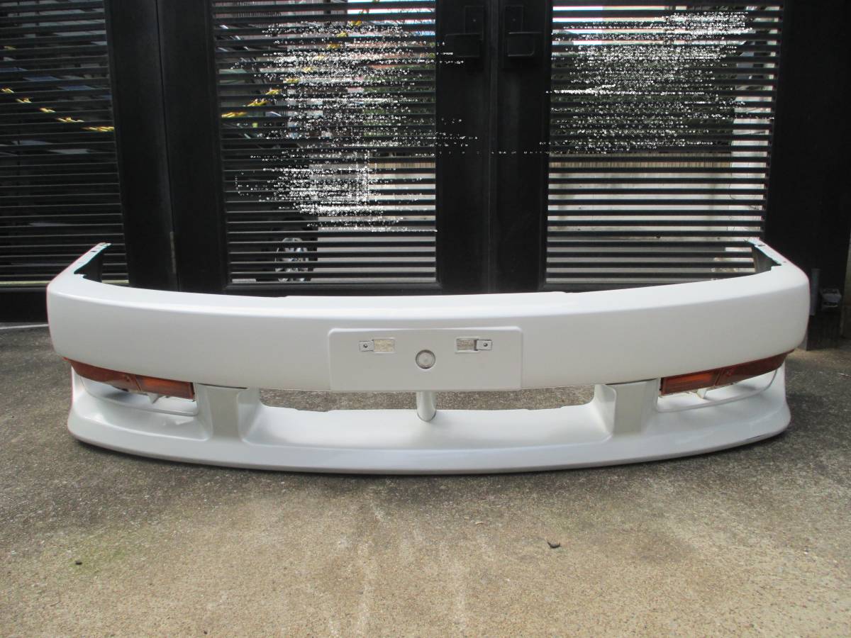 日産S14シルビア後期純正フロントリップスポイラーバンパー付き  