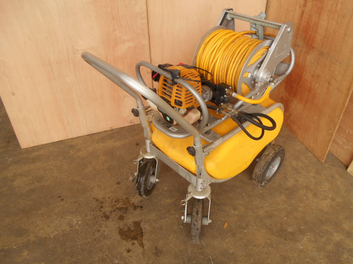 農機具 中古 工進 カーテンスプレヤー　エンジン式小型動噴 　MSーER１００　№12-1-3
