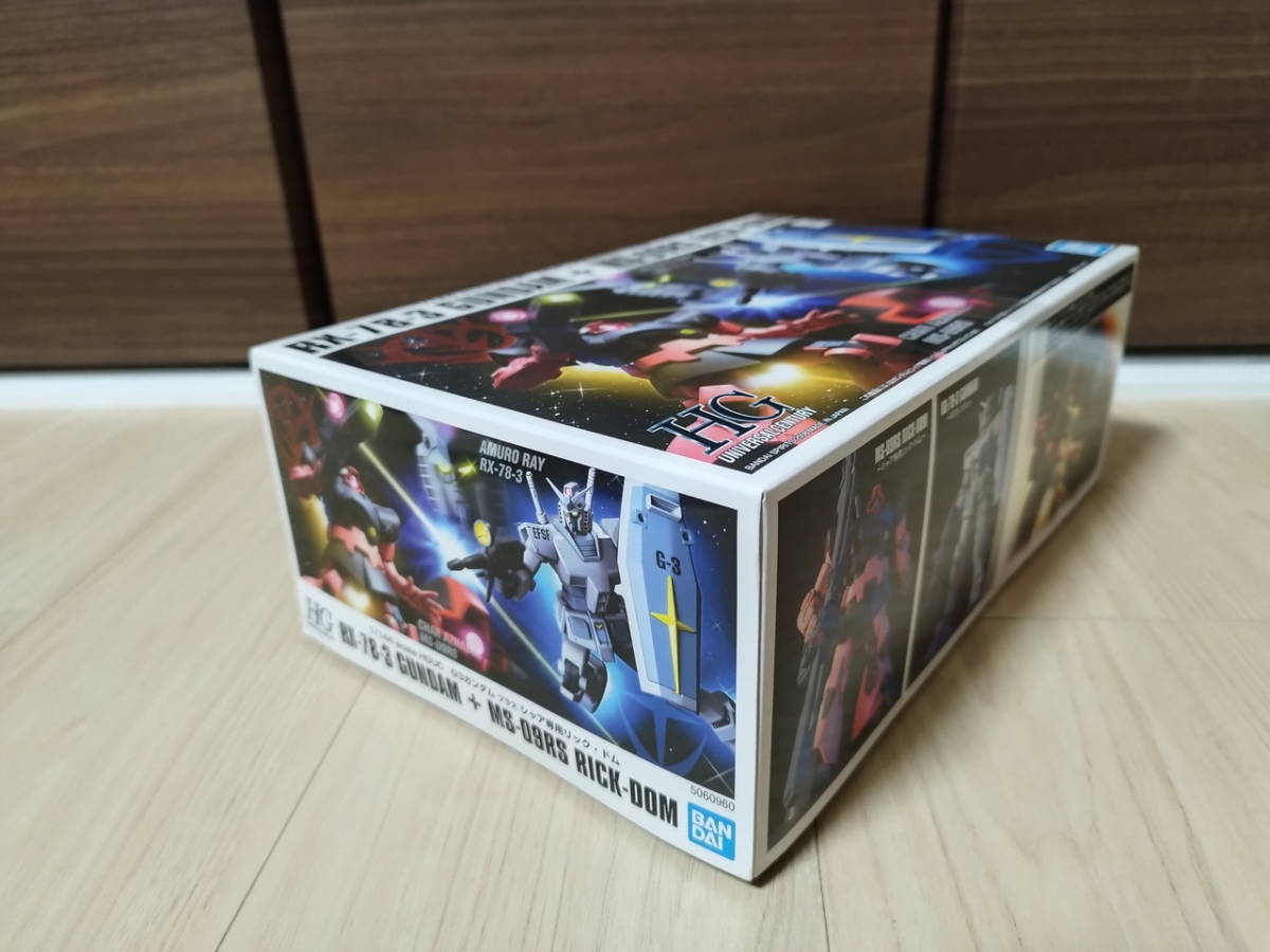 送料無料・未組立】HGUC 1/144 G-3ガンダム VS シャア専用リックドム 
