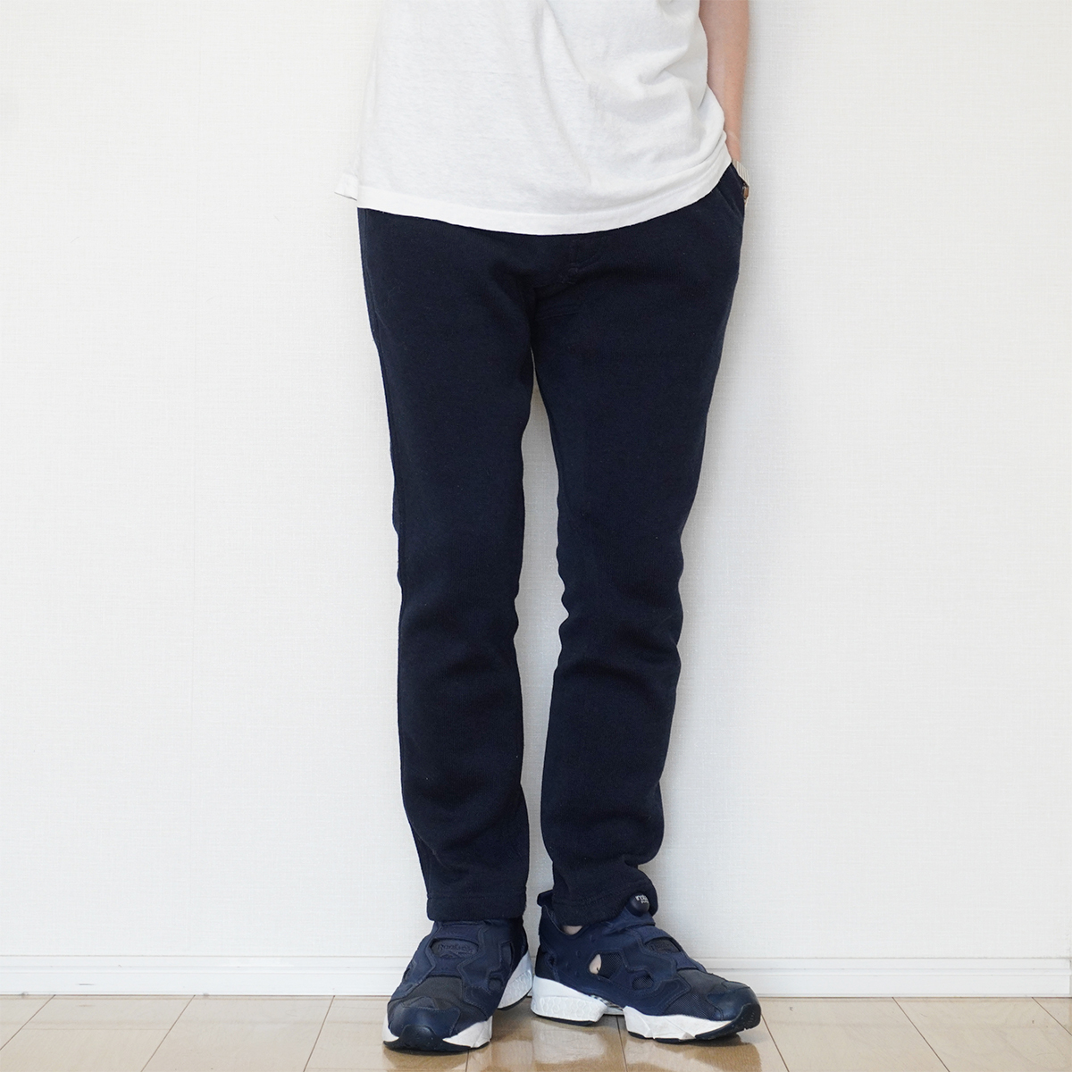 GRAMICCI × CIAOPANIC 別注 フリースナローパンツ【M】NAVY グラミチ チャオパニック コラボ アウトドア クライミング CP16P0020390100