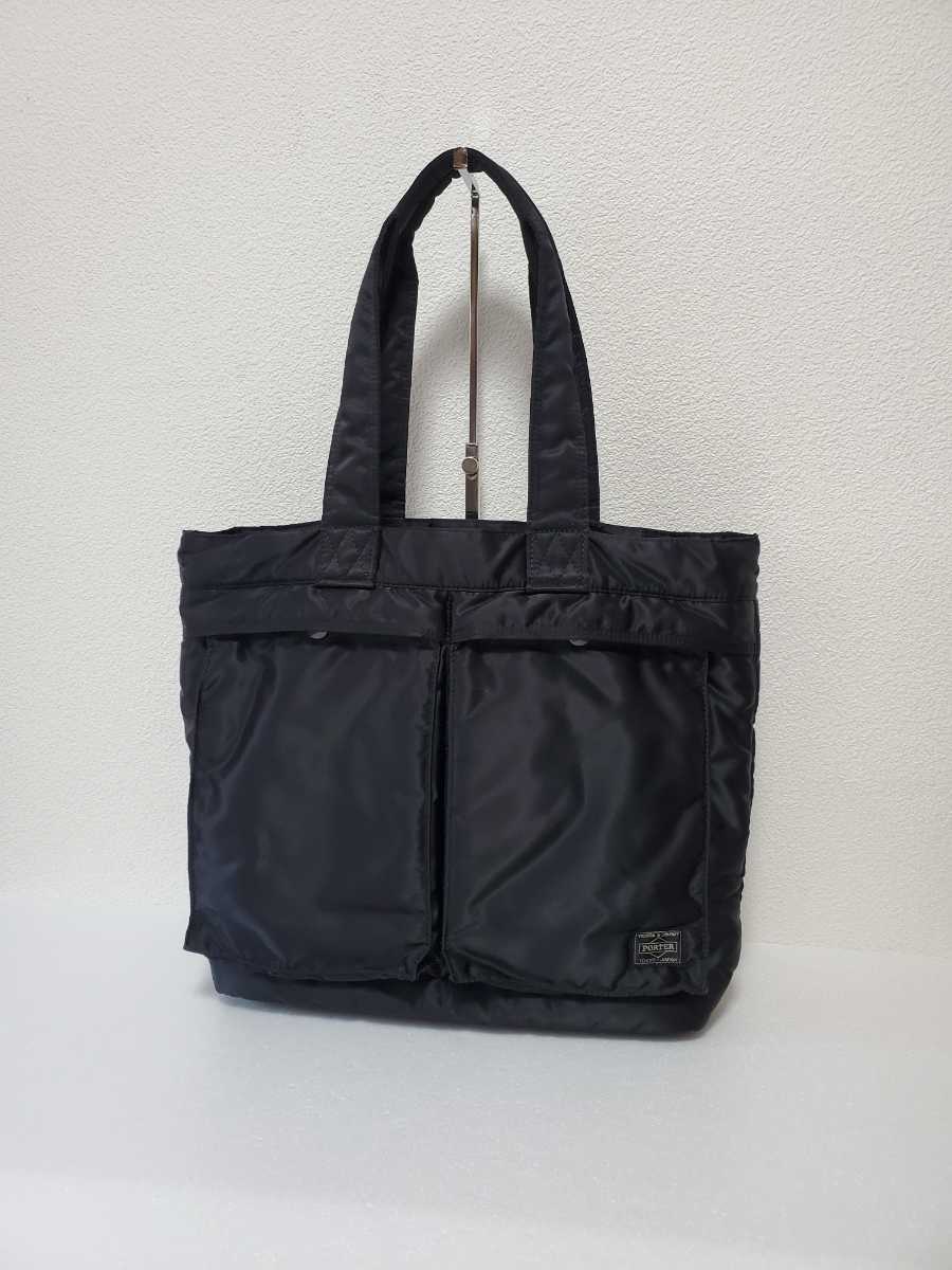 美品 PORTER ポーター 吉田カバン TANKER TOTE BAG タンカー トートバッグ E19 品番622-06994