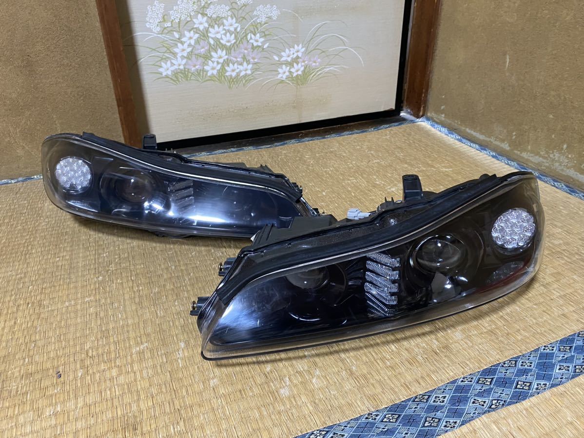 希少 絶版 78works S15 シルビア フルLED LED ヘッドライト V2 左右