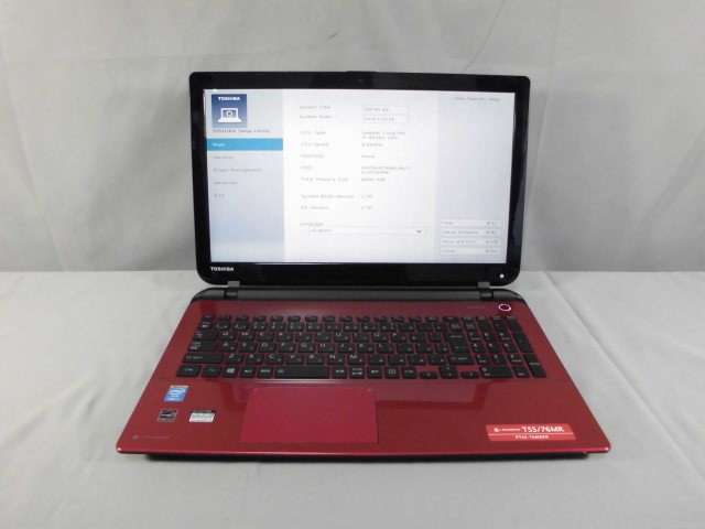 dynabook Core 東芝 SSD256GB 8G 新品 T55/76MR (Corei7 4510U
