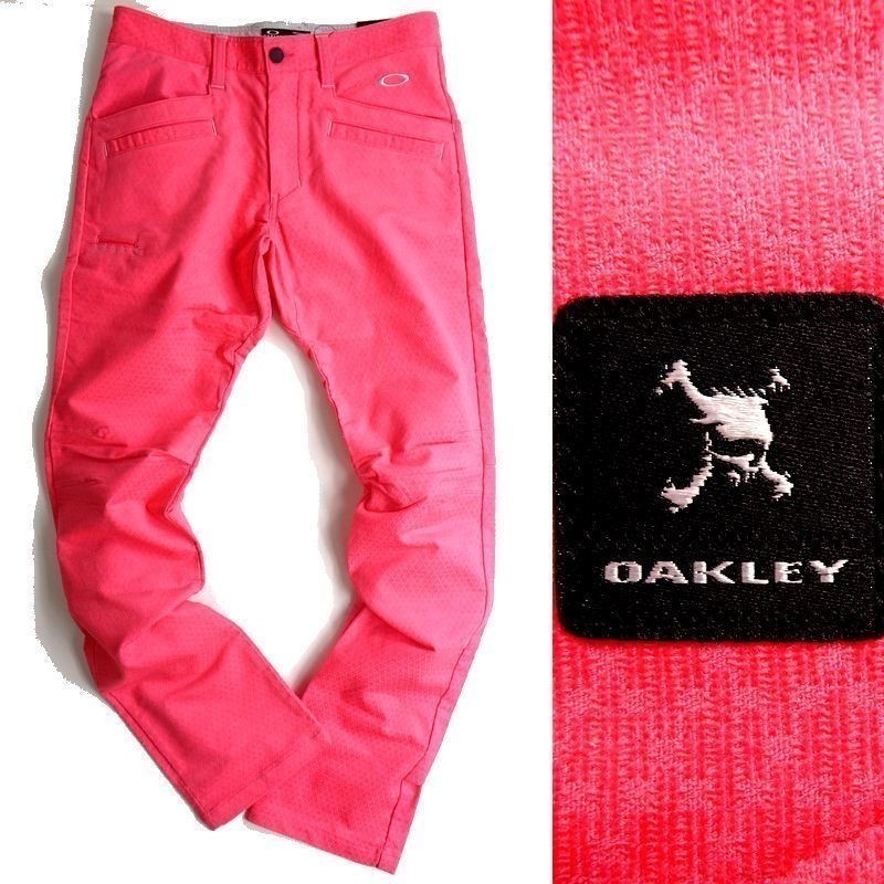 OAKLEY オークリー スカル 定価1.3万 高保湿T/Rコーデュロイ ストレッチ パンツ スラックス ウェア FOA401651 40K 32 ▲034▼bus5499b