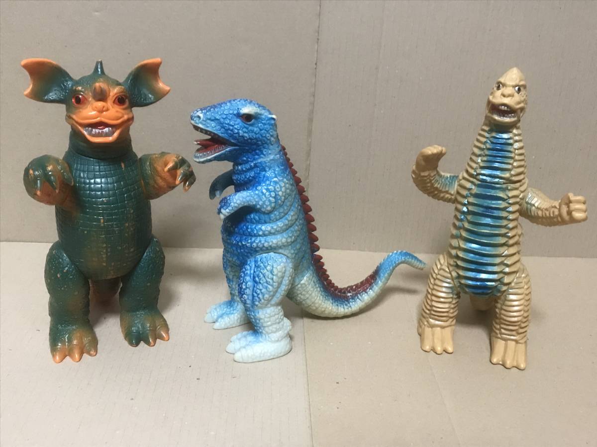 大量ジャンクセット ソフビ マルサン バラゴン ゴロザウルス レッド 