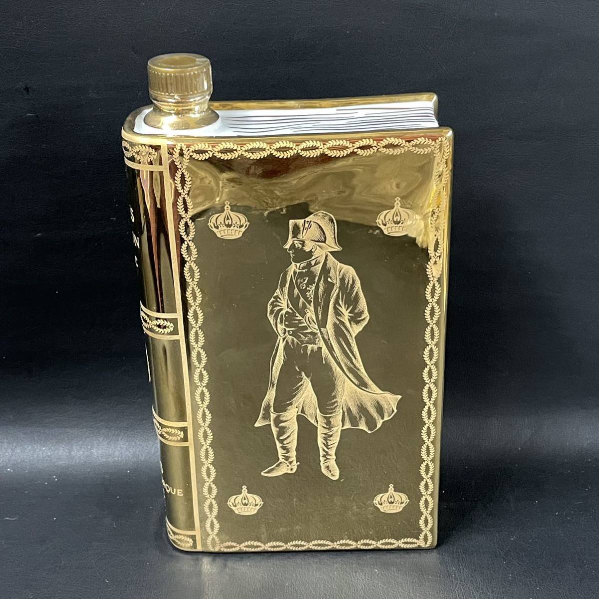 未開栓 CAMUS NAPOLEON カミュ ナポレオン ブック ゴールド 金 陶器