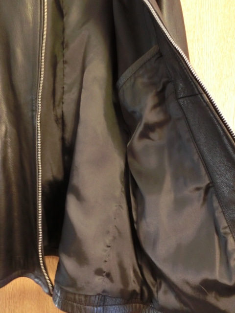 美品　定価￥40，800 FREAK'S STORE フリークスストア 山羊革 ゴートレザー シングルライダース　ジャケット 黒/M 