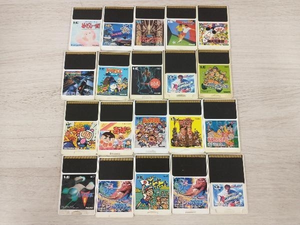【ジャンク】 【ソフトのみ】PCエンジン　HuCARD 42枚セット