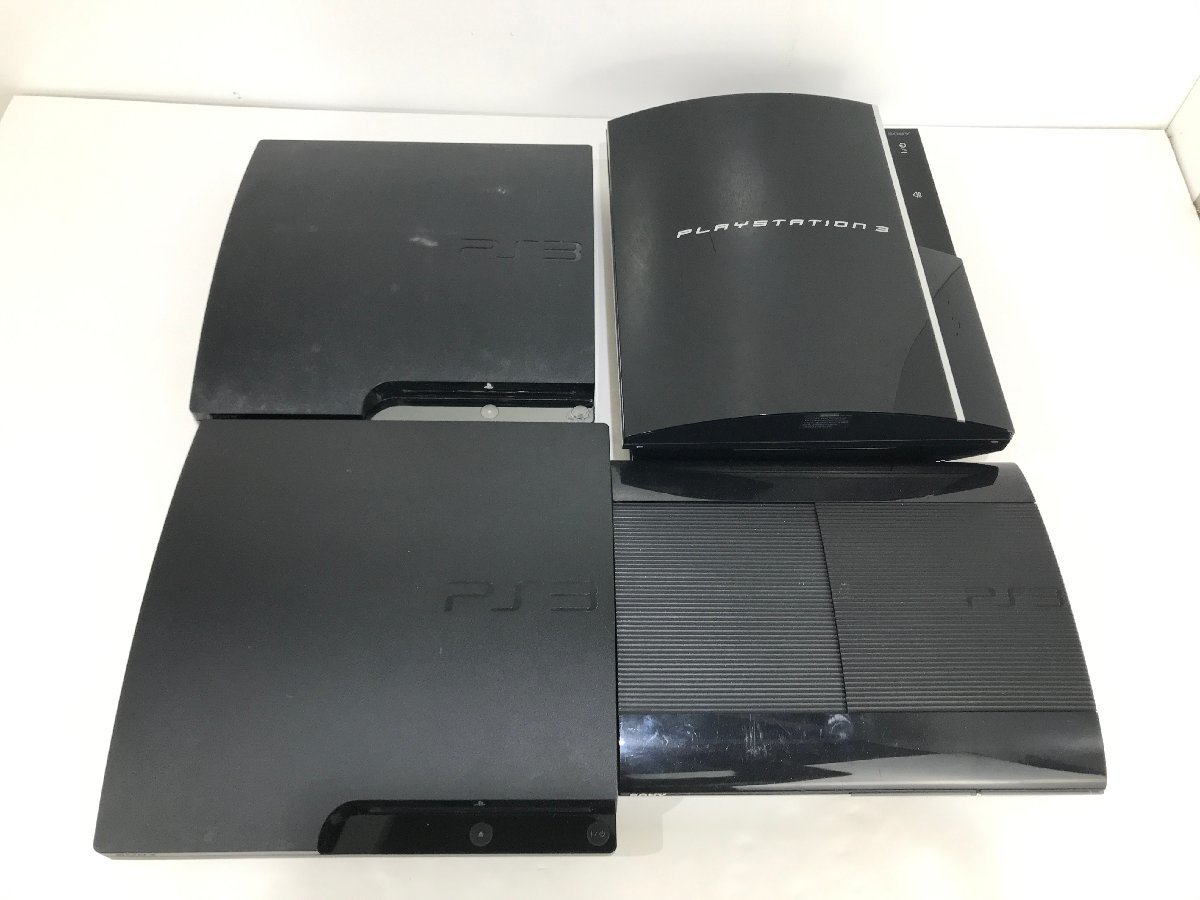 TAG・ジャンク品】 ソニー PlayStation 3 本体 4台セット PS3 未検品