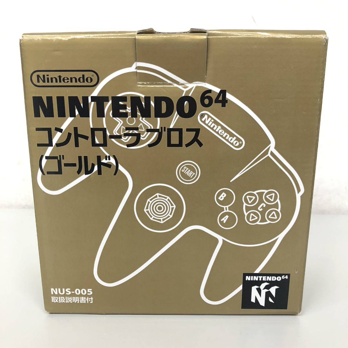 201016SK250479 【未使用】任天堂 NINTENDO 64 コントローラ ブロス ゴールド NUS-005 ニンテンドー ロクヨン