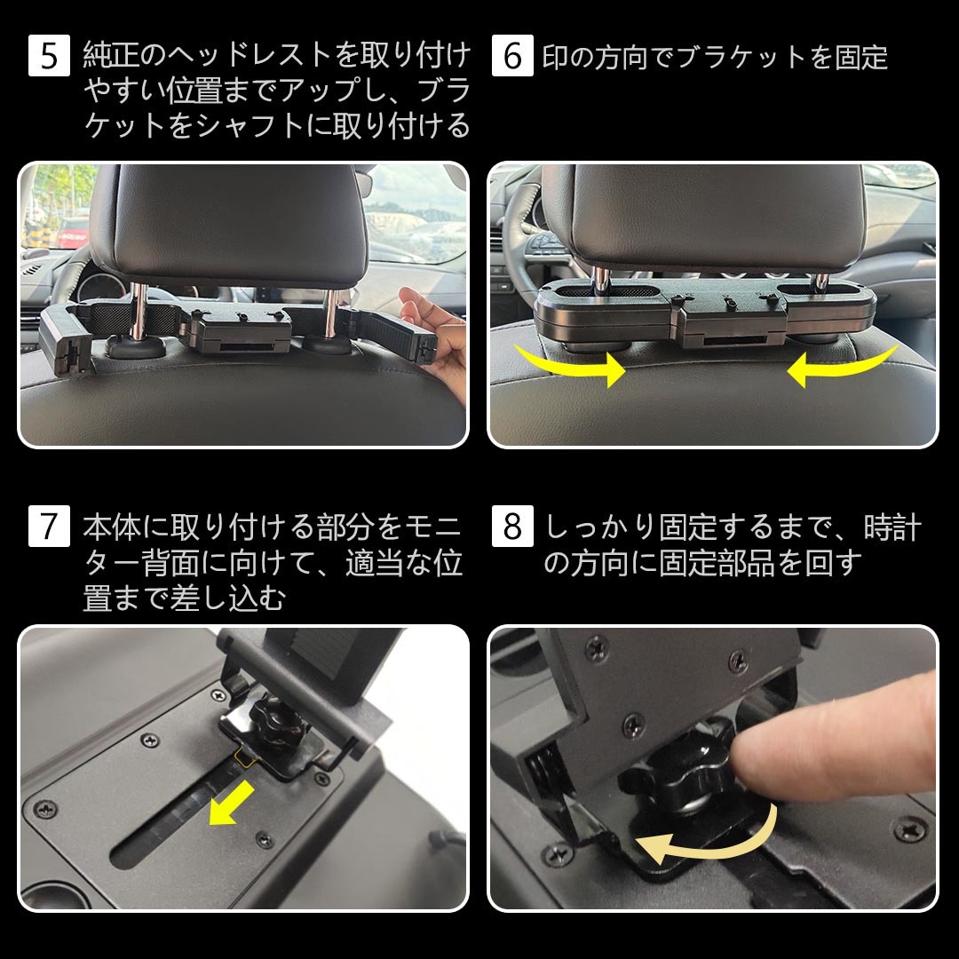 10.6インチ 1080P リアモニター 軽量 HDMI 薄型 車載モニター 10.6