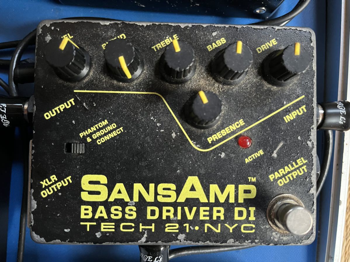 DI SansAmp Bass TECH21 初期型 0 SANSAMP BASS Driver Tech サンズ