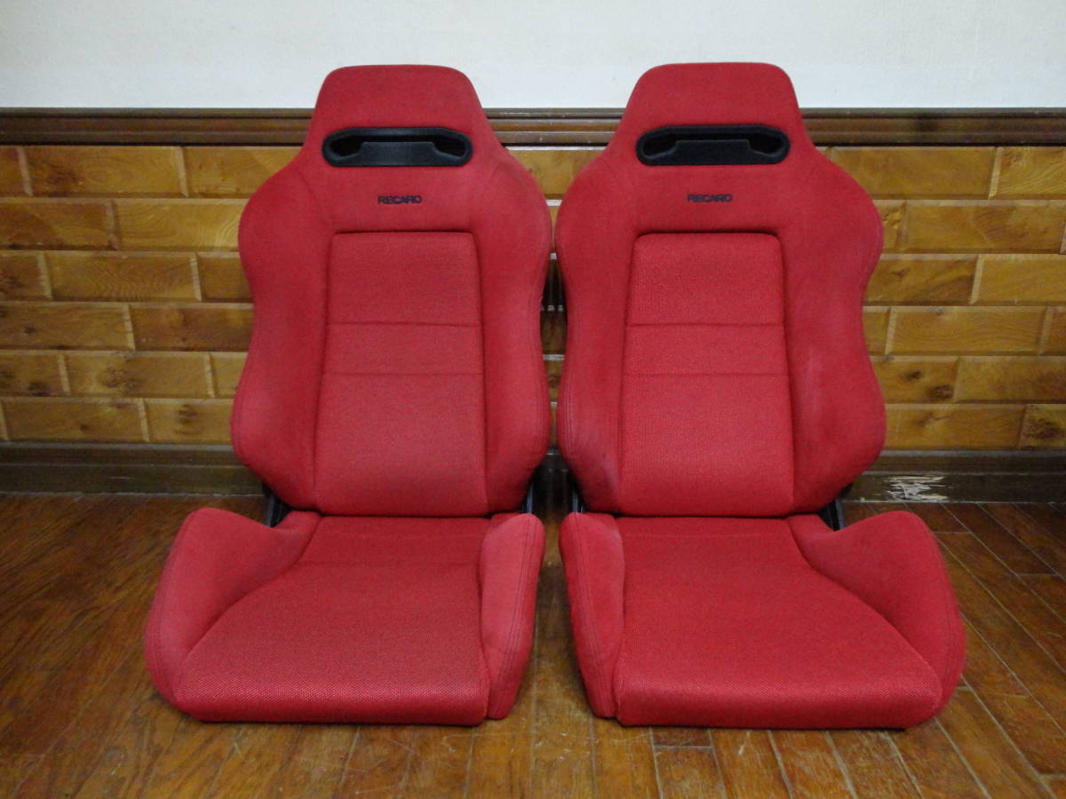【大得価，人気】 RECARO SR3 レッド Type-R純正 左右セット(本体)｜売買されたオークション情報、yahooの商品情報をアーカイブ公開 - オークファン 本体