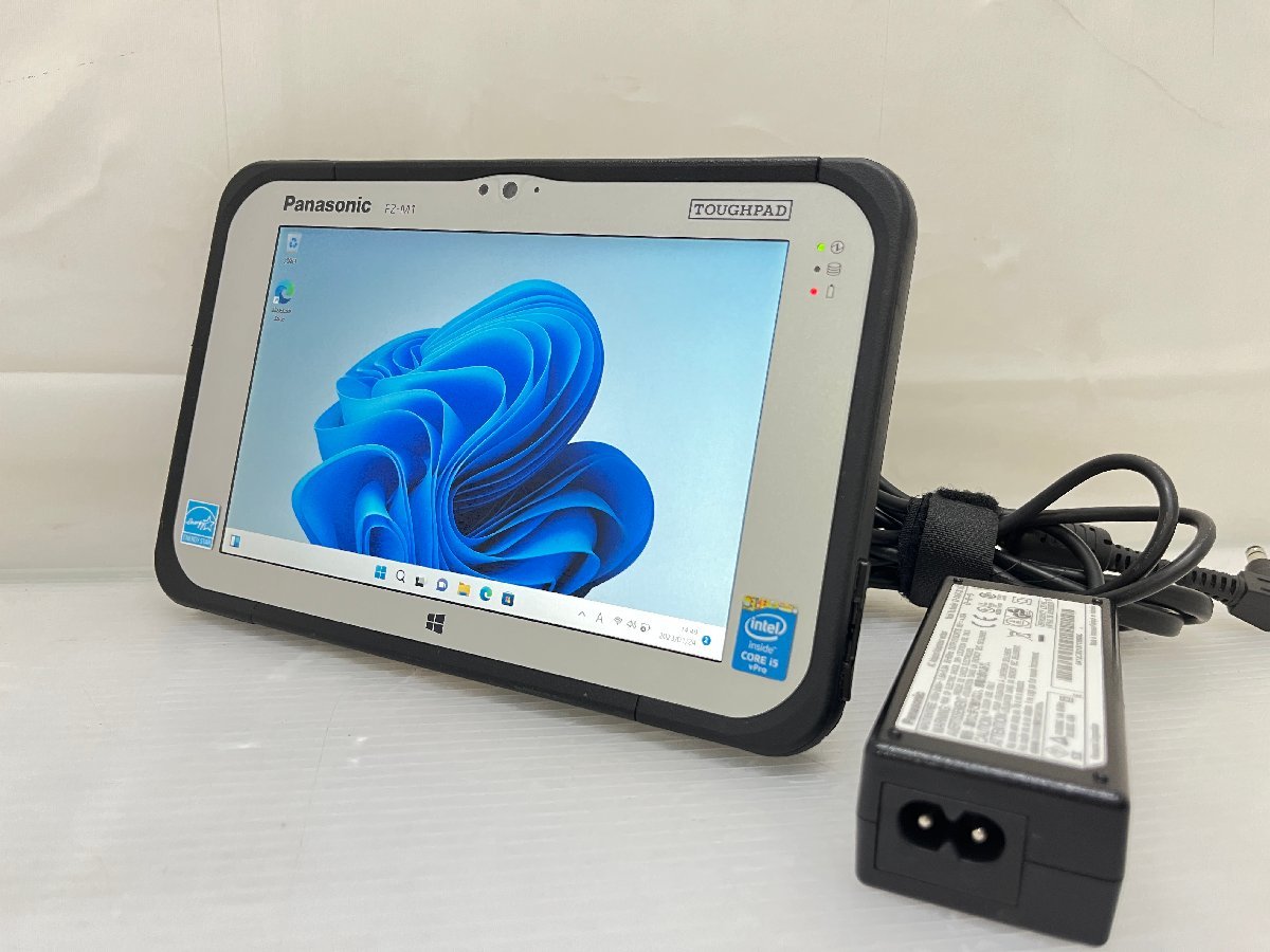 1円～【ジャンク】Windows11 Panasonic TOUGHPAD FZ-M1 FZ-M1CCAAJBJ Core i5-4302Y/メモリ4GB/M.2 SSD128GB/7インチ/T004089【訳あり】