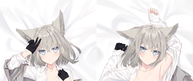 正規品・未開封】凪白みと C101 抱き枕カバー / white parabellum 
