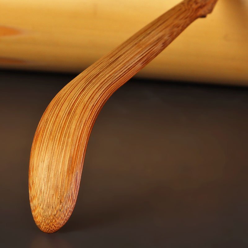 古美味】久田宗也(尋牛斎) 竹茶杓 銘：千年翠 茶道具 保証品