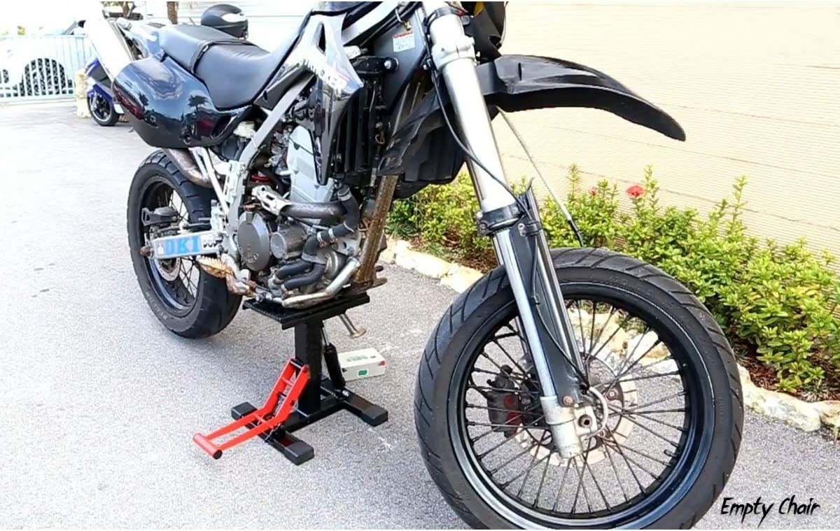 【チェーン・タイヤ・ホイールのメンテナンスに】 リフトスタンド バイク スタンド バイク ジャッキ ダンパー式 メンテナンス 耐荷重150kg