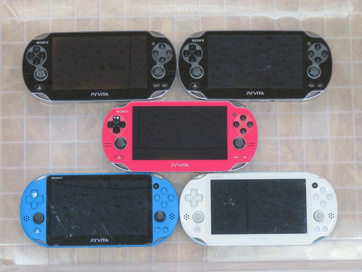 完全ジャンク品 PlayStation Vita 本体のみ 計5台セット 送料無料c31 