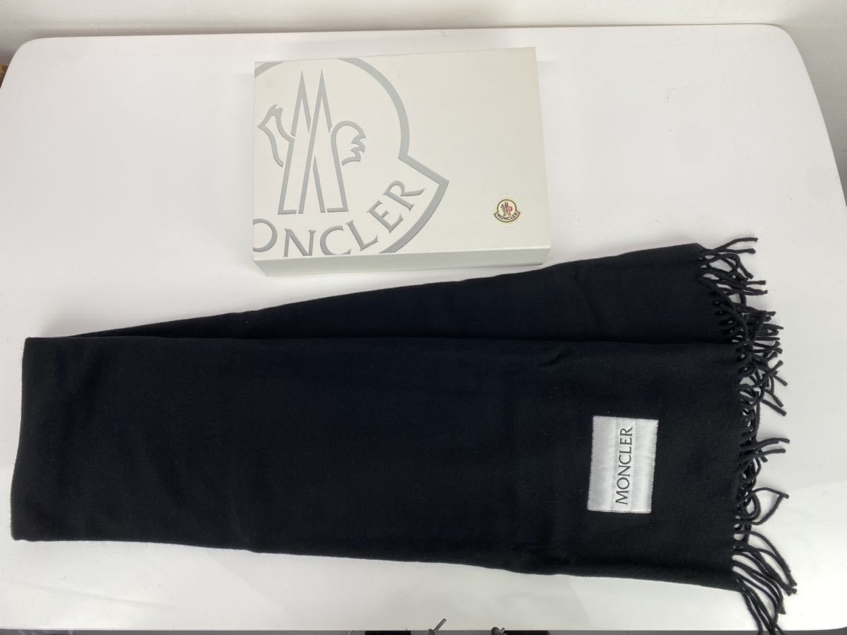 MONCLER モンクレール 3C00012 595MA ブラック SCIARPA ウール