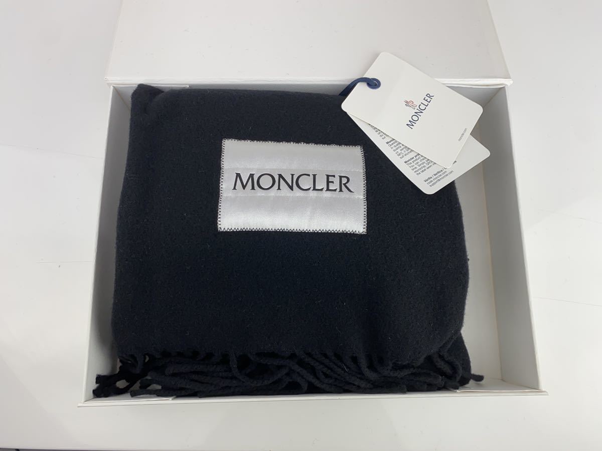 MONCLER モンクレール 3C00012 595MA ブラック SCIARPA ウール 