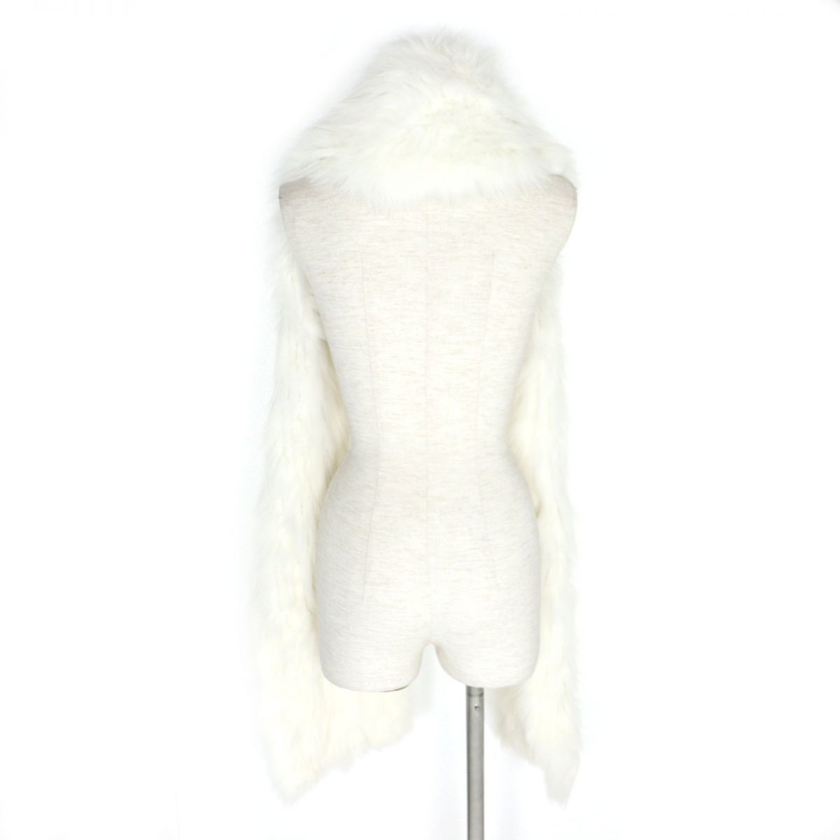 極美品▽SAGA FURS サガフォックス 軽量 本毛皮ロングショール