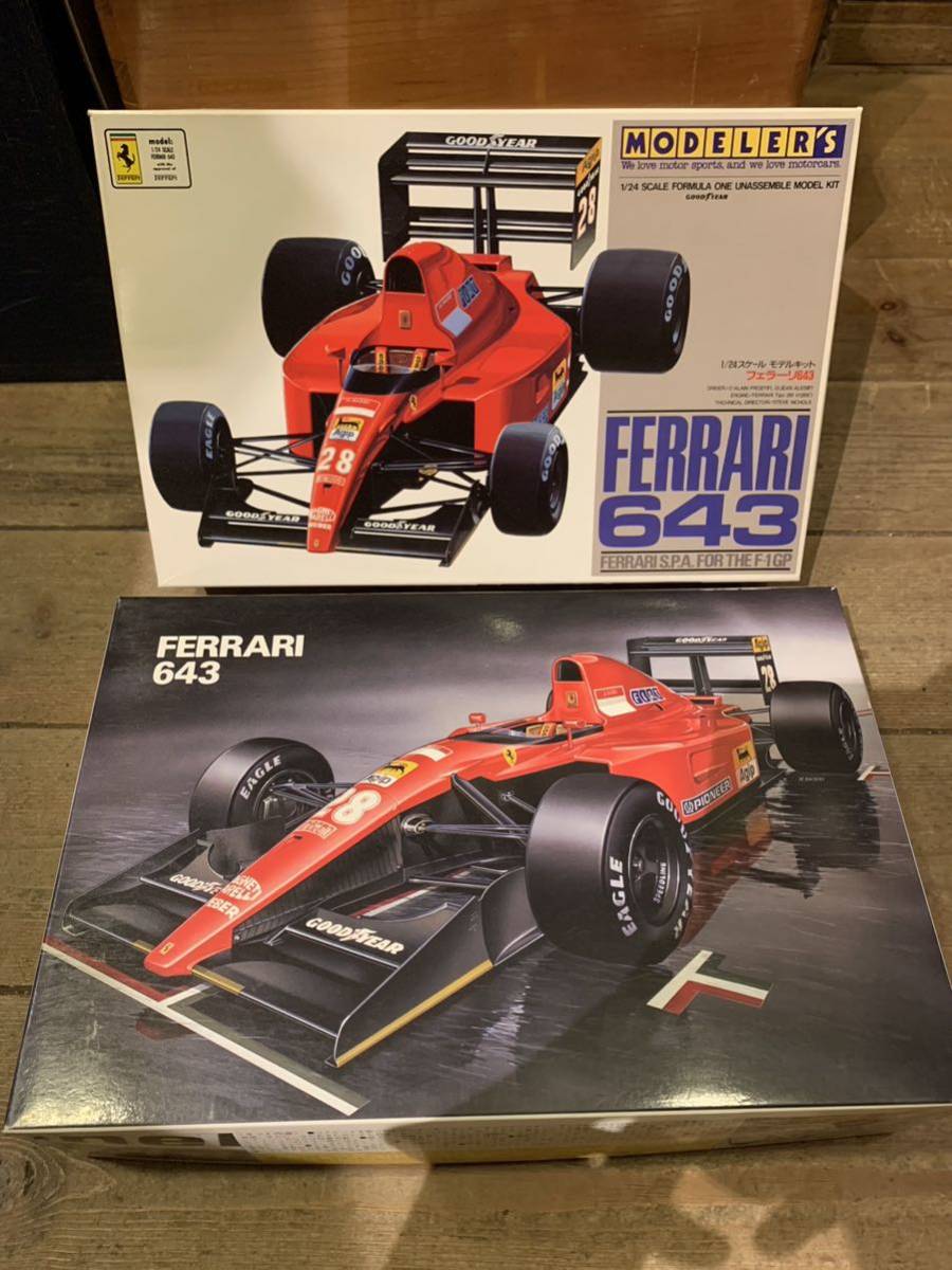 1/24 Ferrari 643フェラーリ モデラーズ ROSSO 送料880円 MODELER'S 未開封 未組立 2台セット 